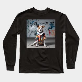 Graffitti Dog Long Sleeve T-Shirt